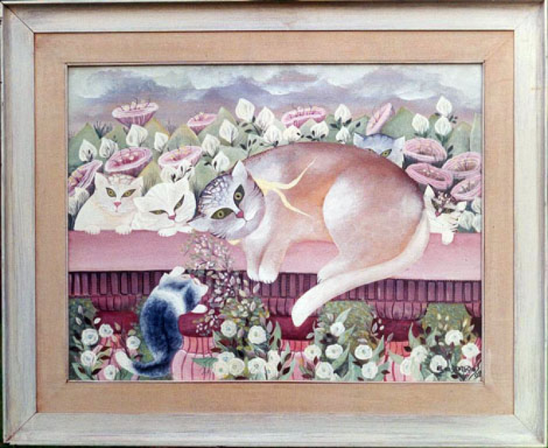 4 Gatos en el jardín